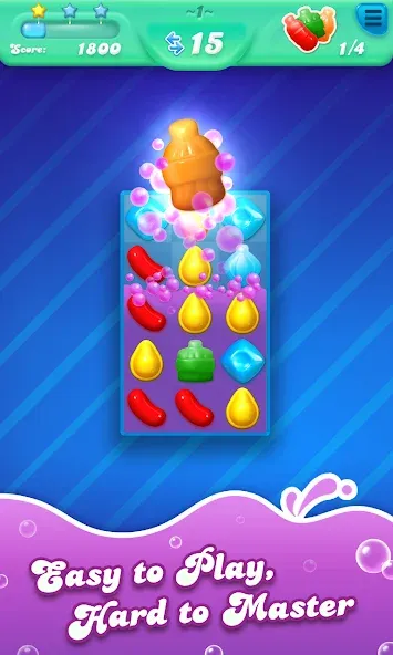 Candy Crush Soda Saga (Кенди Краш Сода Сага) [МОД Unlocked] Screenshot 1