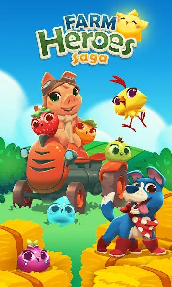 Farm Heroes Saga (Фарм Хероус Сага) [МОД Все открыто] Screenshot 1