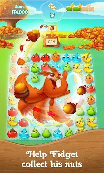 Farm Heroes Super Saga (Фарм Хероес Супер Сага) [МОД Бесконечные монеты] Screenshot 2