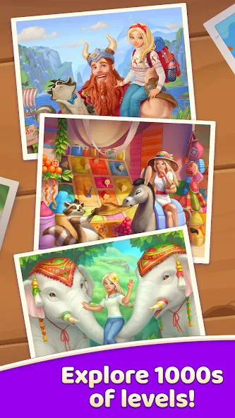 EverMatch 3 Game (ЭверМатч 3 Игра) [МОД Бесконечные деньги] Screenshot 5