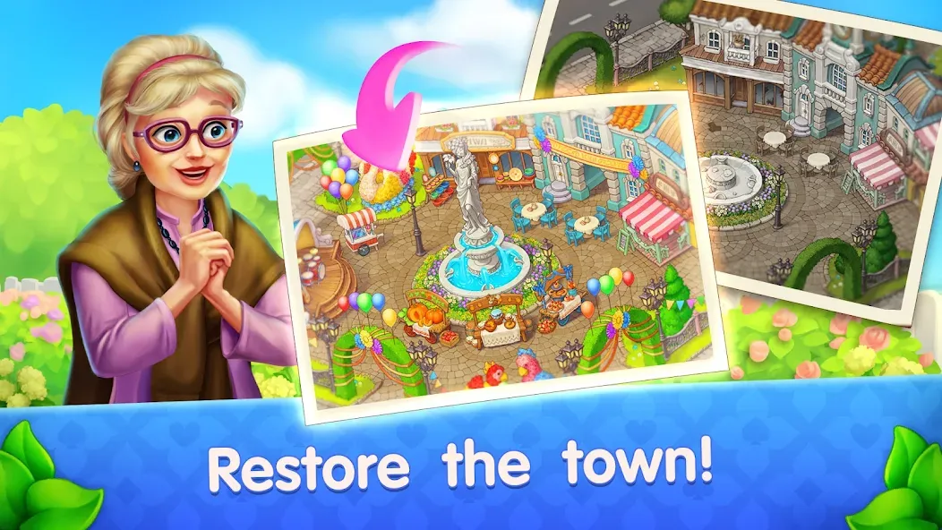 CityMix Solitaire TriPeaks (СитиМикс ТриПикс) [МОД Бесконечные монеты] Screenshot 4