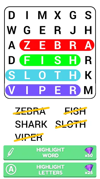 Word Search Puzzle Game [МОД Unlocked] Screenshot 4