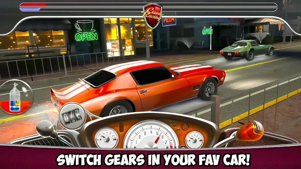 Classic Drag Racing Car Game (Классическая игра на гонках драгрейсинга) [МОД Mega Pack] Screenshot 3