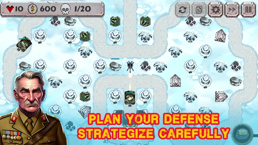 Battle Strategy: Tower Defense [МОД Все открыто] Screenshot 1