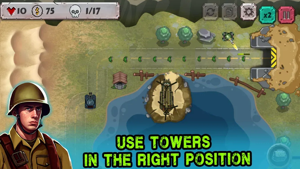 Battle Strategy: Tower Defense [МОД Все открыто] Screenshot 3