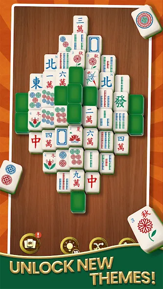 Mahjong Solitaire - Master (Маджонг Солитер) [МОД Бесконечные монеты] Screenshot 3