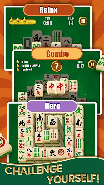 Mahjong Solitaire - Master (Маджонг Солитер) [МОД Бесконечные монеты] Screenshot 4