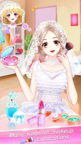 Makeup Bride: Perfect Wedding [МОД Бесконечные монеты] Screenshot 1