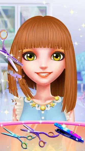 Girls Hair Salon [МОД Menu] Screenshot 5