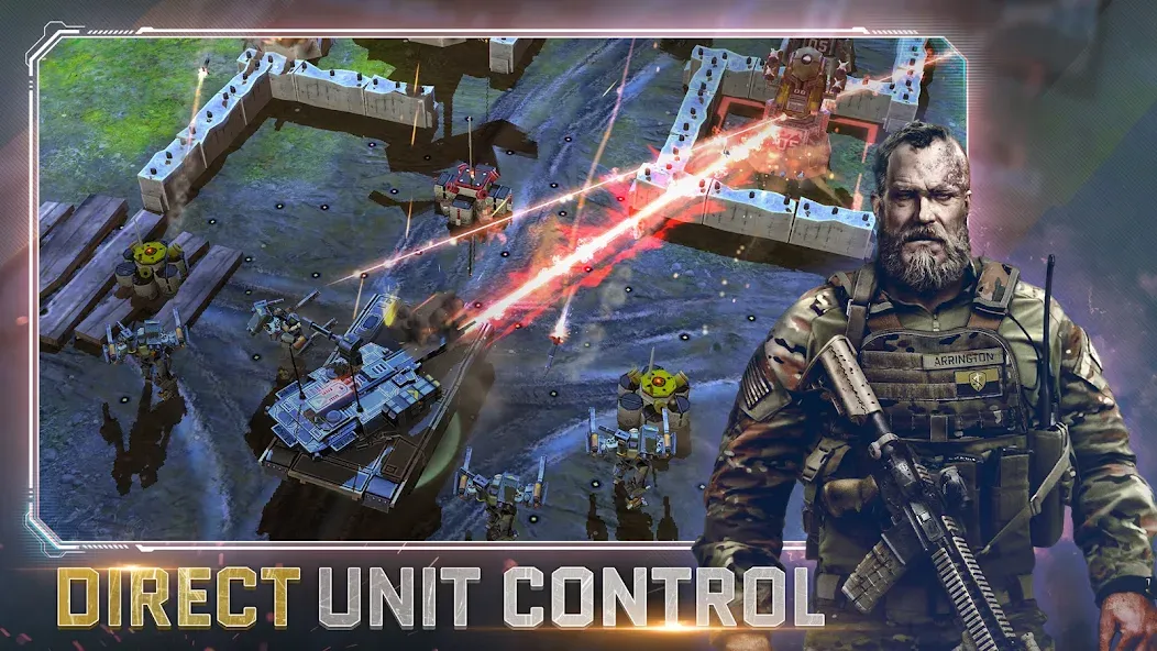 War Commander: Rogue Assault (Уор Коммандер) [МОД Бесконечные монеты] Screenshot 1