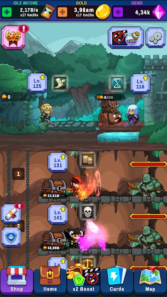 Idle Dungeon Tycoon (Айдл Данжен Тайкун) [МОД Menu] Screenshot 4