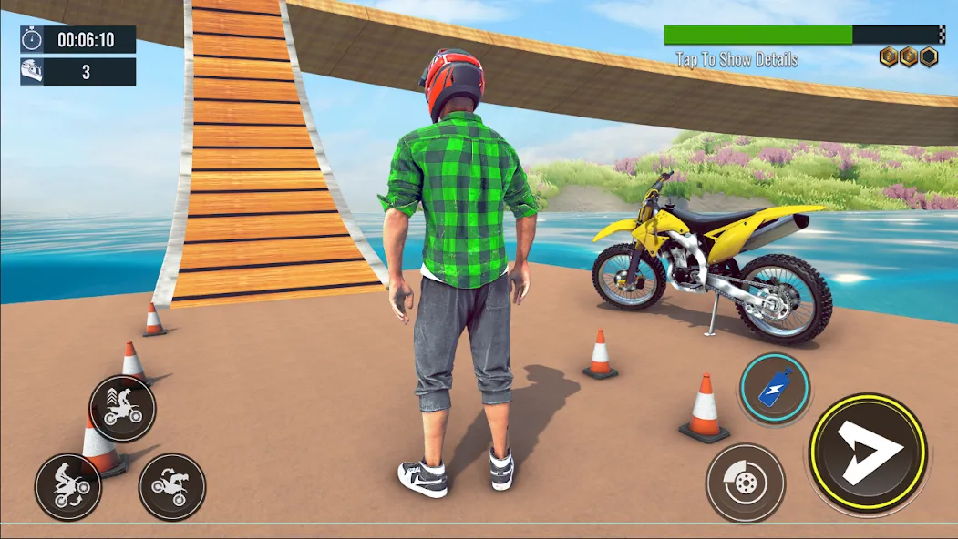 Bike Stunt : Motorcycle Game [МОД Все открыто] Screenshot 1