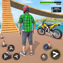 Скачать взломанную Bike Stunt : Motorcycle Game  [МОД Все открыто]