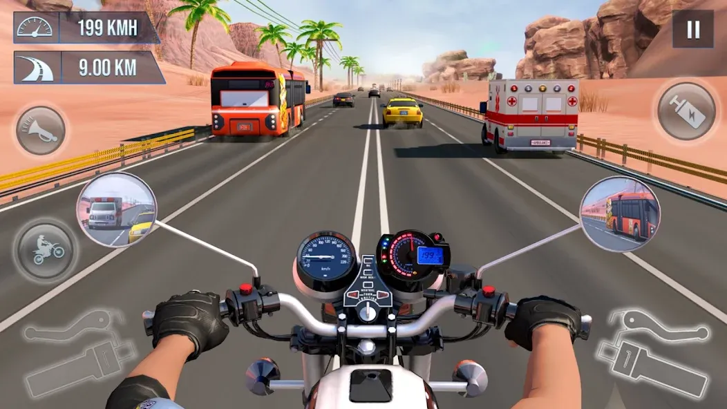 Moto World Tour: Bike Racing [МОД Бесконечные монеты] Screenshot 1