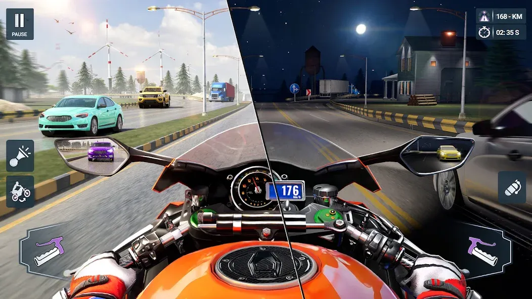 Moto World Tour: Bike Racing [МОД Бесконечные монеты] Screenshot 3