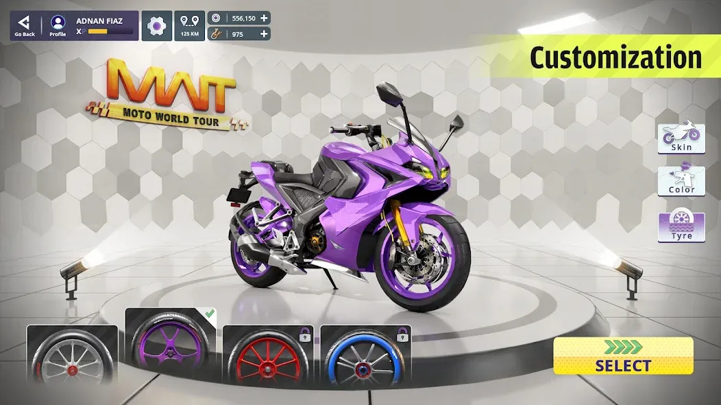 Moto World Tour: Bike Racing [МОД Бесконечные монеты] Screenshot 4