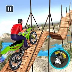 Взлом Bike Stunt Game: Tricks Master  [МОД Бесконечные деньги]