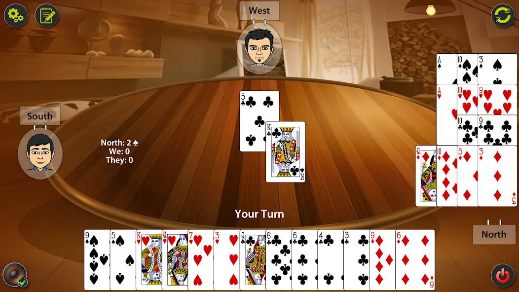 Auction Bridge & IB Card Game [МОД Menu] Screenshot 2