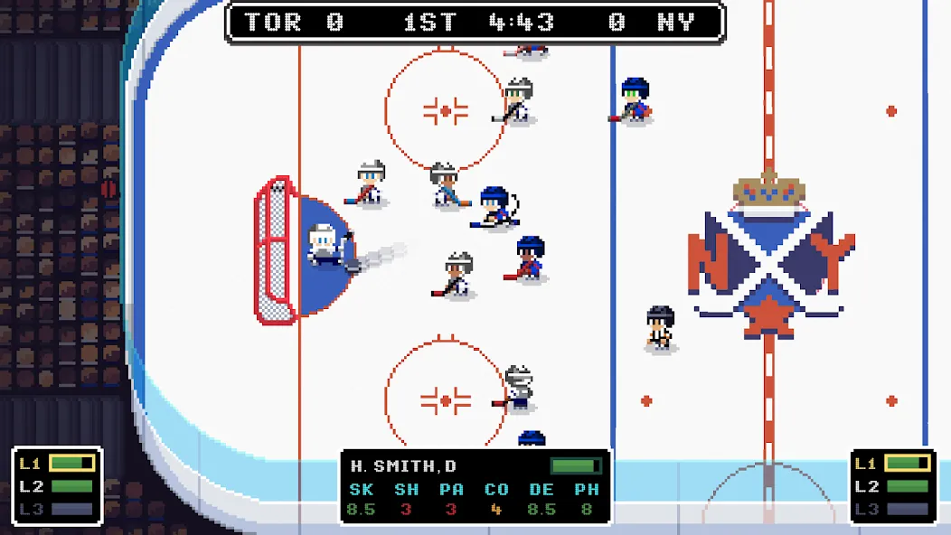 Ice League Hockey (Айс Лиг Хоккей) [МОД Много монет] Screenshot 1