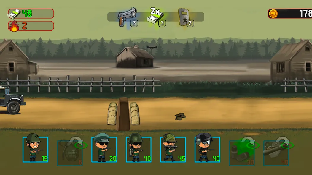 Army War: Military Troop Games [МОД Бесконечные деньги] Screenshot 2