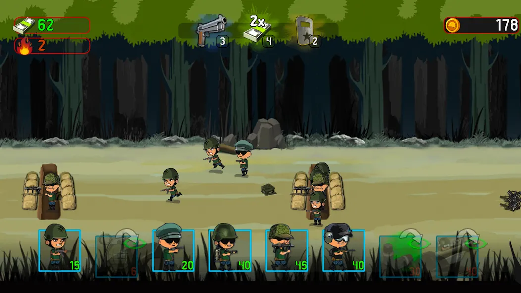 Army War: Military Troop Games [МОД Бесконечные деньги] Screenshot 3