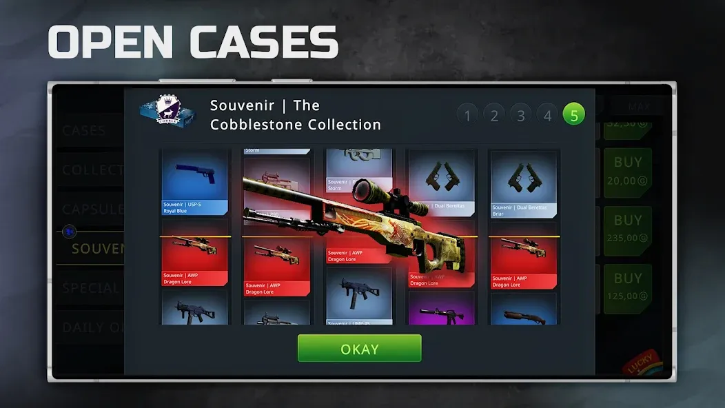 Case Chase: Simulator for CSGO [МОД Menu] Screenshot 1