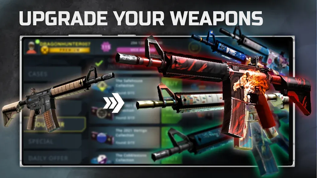 Case Chase: Simulator for CSGO [МОД Menu] Screenshot 4