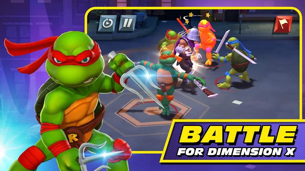 TMNT: Mutant Madness (ТМНТ) [МОД Много денег] Screenshot 1