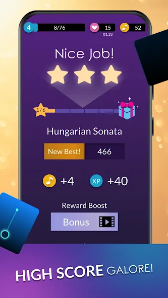 Piano Dream: Tap Piano Tiles 3 (Пиано Дрим) [МОД Menu] Screenshot 4