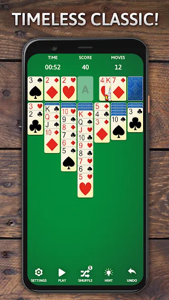 Solitaire Classic Era Games [МОД Unlimited Money] Screenshot 1