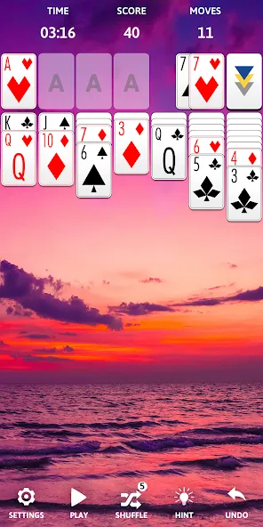 Solitaire Classic Era Games [МОД Unlimited Money] Screenshot 5