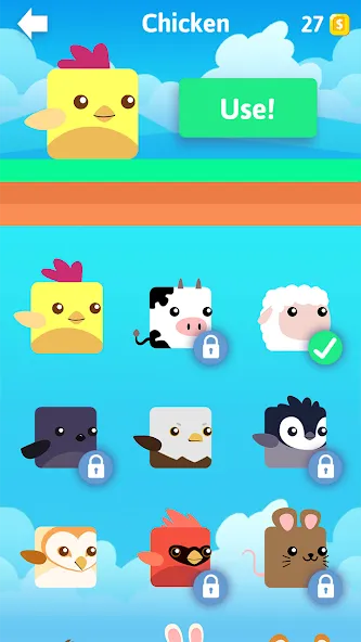 Stacky Bird: Fun Egg Dash Game (тэки птица) [МОД Menu] Screenshot 4