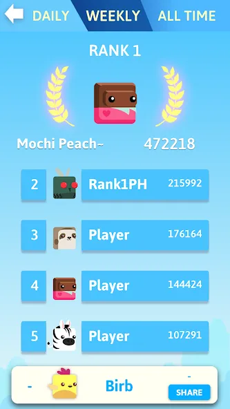 Stacky Bird: Fun Egg Dash Game (тэки птица) [МОД Menu] Screenshot 5