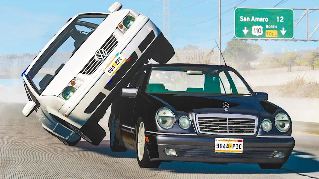 Realistic Car Crash Simulator (Реалистичный симулятор автокатастроф) [МОД Бесконечные деньги] Screenshot 2
