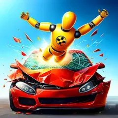 Взломанная Realistic Car Crash Simulator (Реалистичный симулятор автокатастроф)  [МОД Бесконечные деньги]