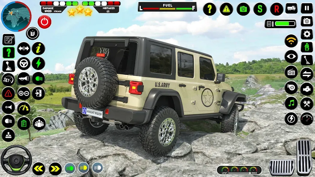 Army Truck Transporter Game 3D [МОД Много монет] Screenshot 1