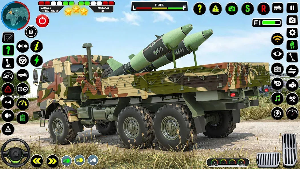 Army Truck Transporter Game 3D [МОД Много монет] Screenshot 3