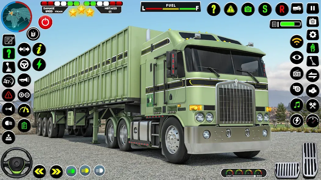 Army Truck Transporter Game 3D [МОД Много монет] Screenshot 5