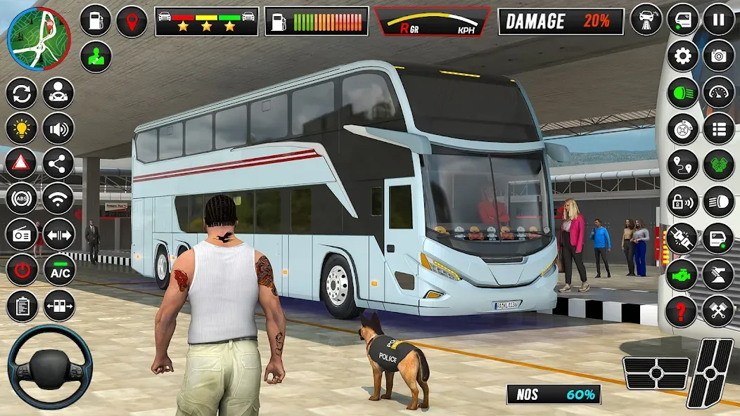 City Coach Bus Driver Games 3D [МОД Меню] Screenshot 3