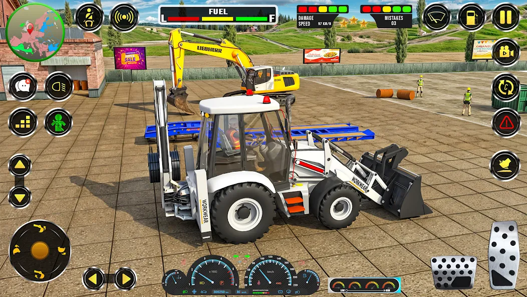 Real JCB Construction Games 3D [МОД Menu] Screenshot 1