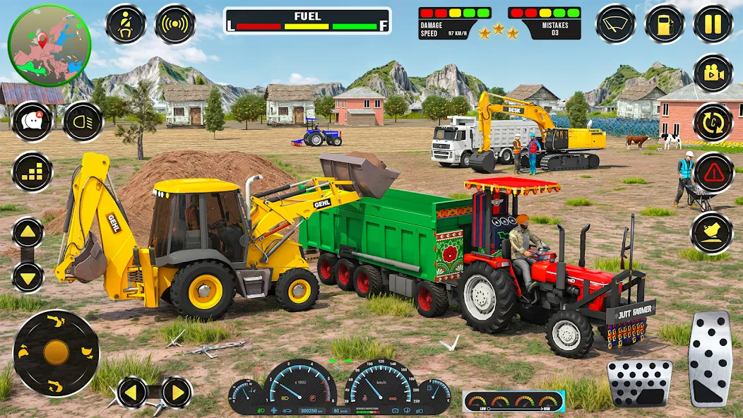 Real JCB Construction Games 3D [МОД Menu] Screenshot 4