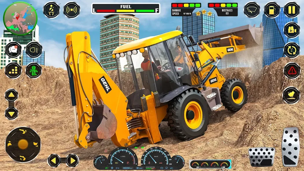 Real JCB Construction Games 3D [МОД Menu] Screenshot 5