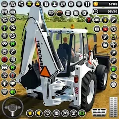 Взломанная Real JCB Construction Games 3D  [МОД Menu]