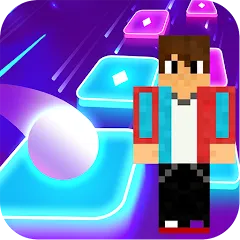 Взломанная Компот-kompot Dance Tiles Hop  [МОД Много денег]