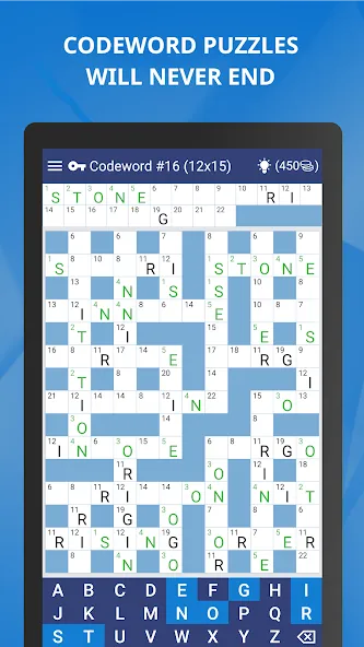 Keywords — Codeword Puzzle [МОД Бесконечные деньги] Screenshot 2