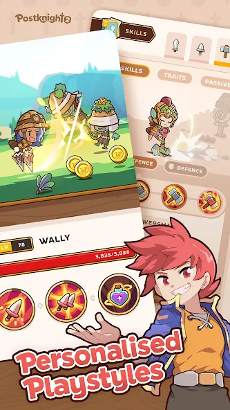 Postknight 2 (Пострыцарь 2) [МОД Бесконечные деньги] Screenshot 1