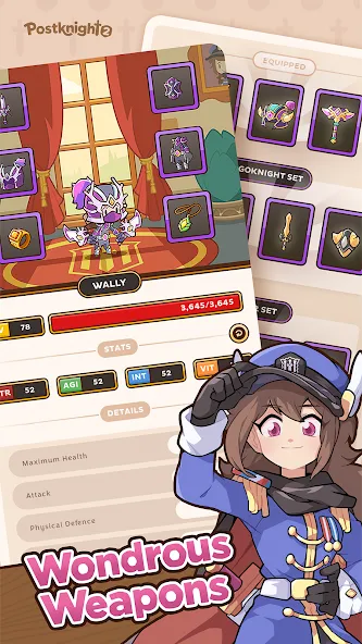 Postknight 2 (Пострыцарь 2) [МОД Бесконечные деньги] Screenshot 2