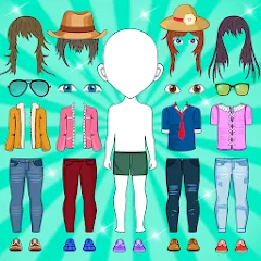 Скачать взломанную Anime Doll Designer (Аниме Кукольный Дизайнер)  [МОД Mega Pack]