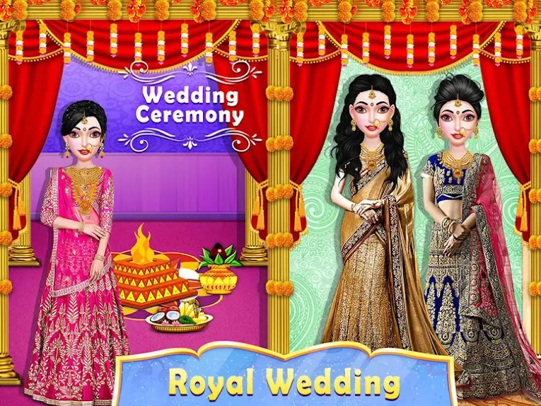 Wedding Fashion Indian 2024 (Стилист моды индийской свадьбы) [МОД Много денег] Screenshot 2
