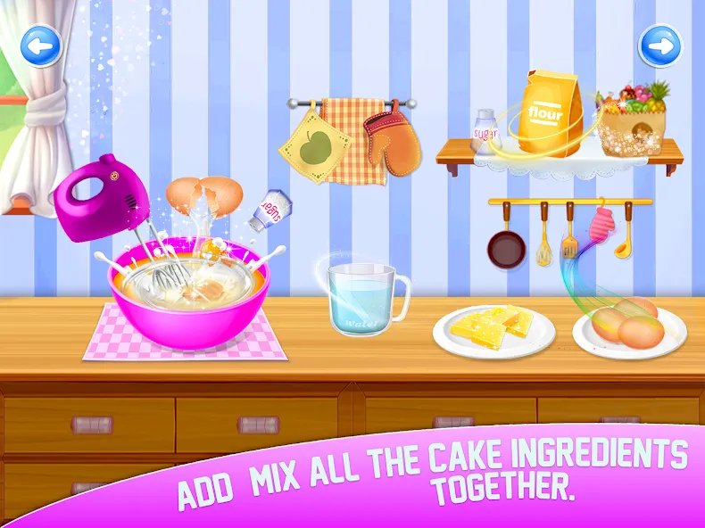 Cake Maker Sweet Bakery Games [МОД Много монет] Screenshot 3